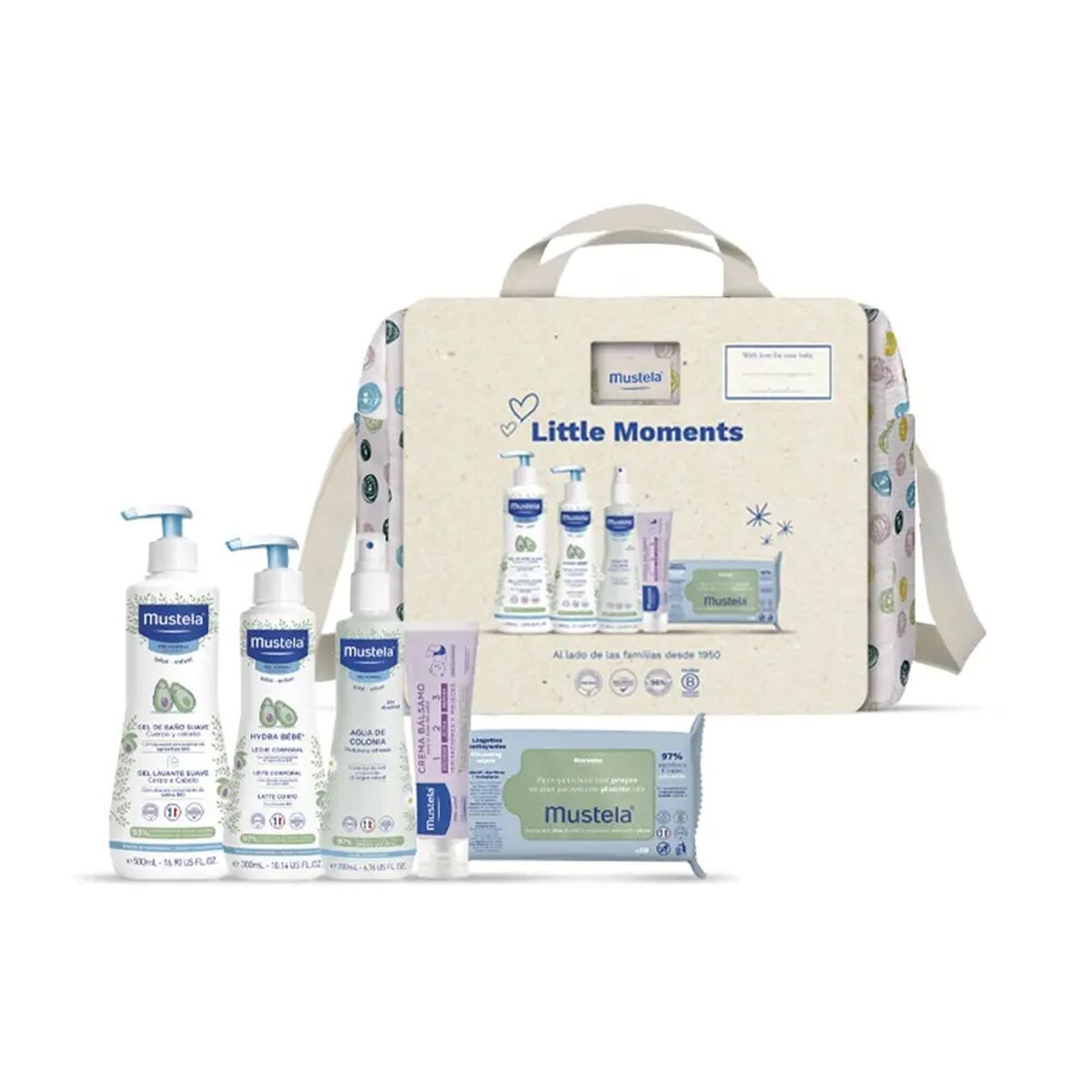 8436034153931 - Hygiene-Set Bolsa Paseo Little Moments Lunares Lote 6 Stücke