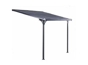 8436038134653 - - Wandpergola Elliot - 95 m² 314x300x225 270 cm Aluminium und Polycarbonat