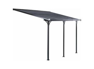 8436038134660 - - Wandpergola Elliot - 13 m² 435x300x225 270 cm Aluminium und Polycarbonat