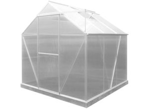 8436038135193 - - Gewächshaus Lunada Polycarbonat Aluminium 3 Module 363 m² 188x193x190 cm mit Fundament