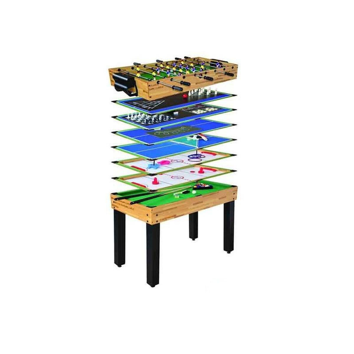 8436039860353 - Multispiel-Tisch 12-in-1 124 x 61 x 81 cm 8436039860353 - Multispiel-Tisch 12-in-1 124 x 61 x 81 cm