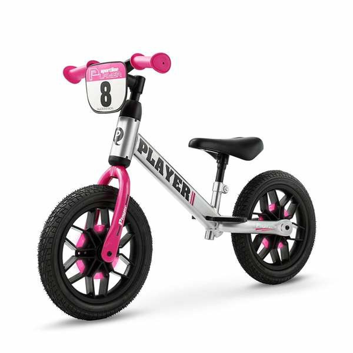 8436039867482 - Kinderfahrrad New Bike Player Lichter Rosa 10