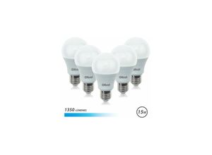 8436049028415 - 5er Pack LED-Glühbirnen a60 15w e27 1350lm - 6500k Kaltlicht - Elbat