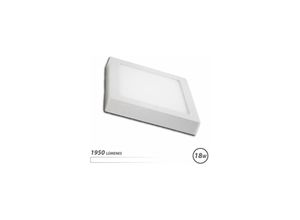 8436049032030 - Led wandeinbauleuchte 18w 1950lm - quadratische form 225mm - 4000k weißes licht - Elbat