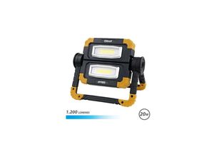 8436049032160 - Elbat wiederaufladbarer led-scheinwerfer 20w - 1200 lumen - kühles licht 6500k - 5000mah akku - 5 bis 9 stunden autonomie