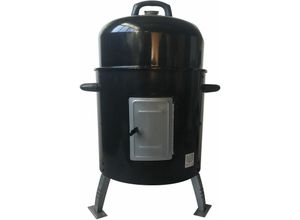 8436545098745 - - Barbecue-Smoker aus schwarzem Stahl - Schwarz