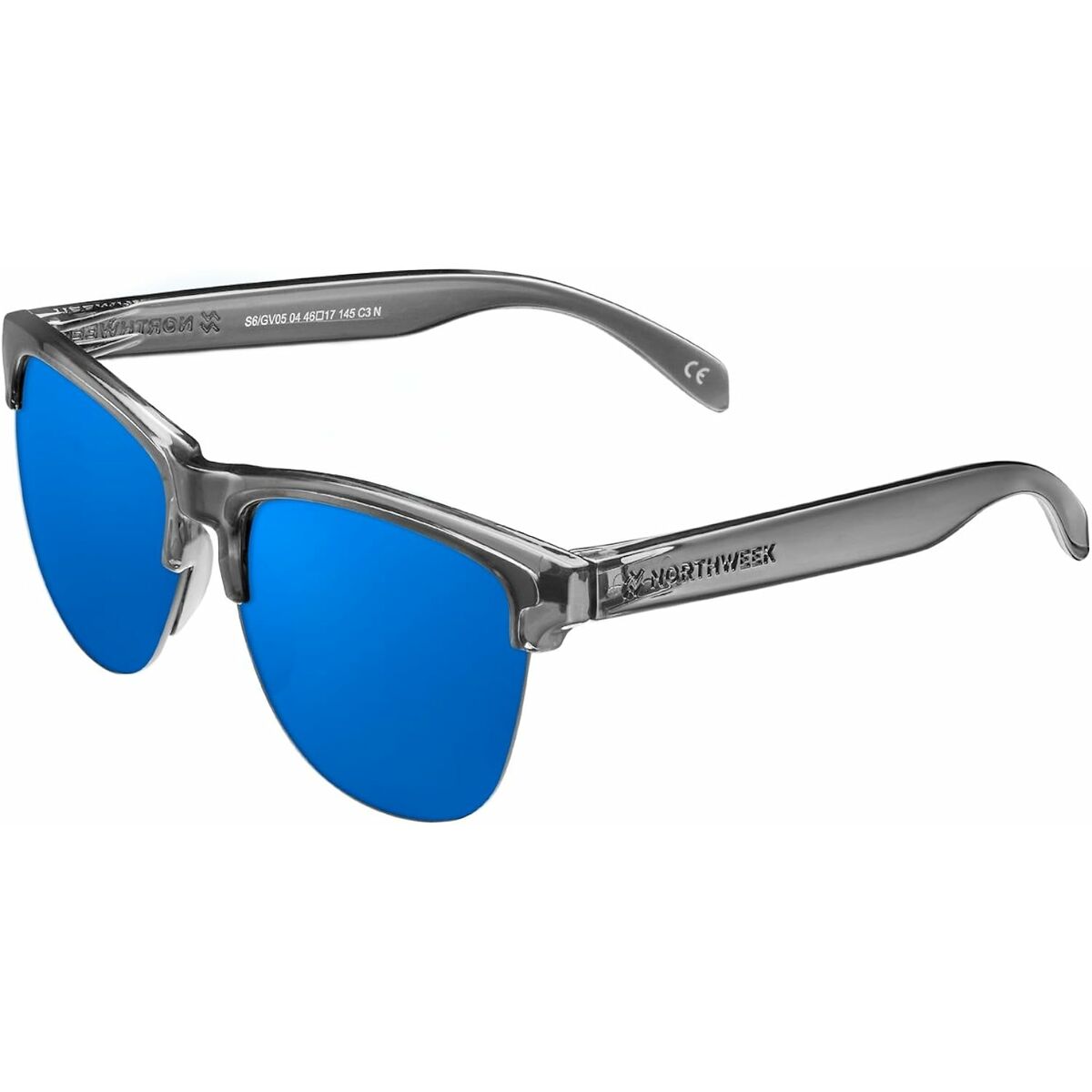 8436561836642 - Unisex-Sonnenbrille Gravity Ø 48 mm Grau Durchsichtig 8436561836642 - Unisex-Sonnenbrille Gravity Ø 48 mm Grau Durchsichtig
