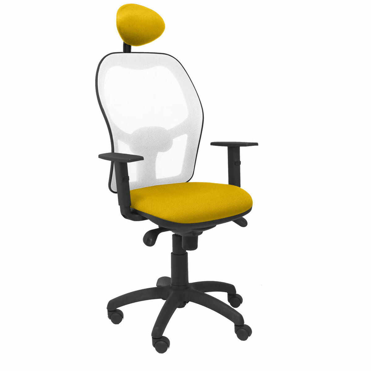 8436563384387 - Bürostuhl mit Kopfstütze Jorquera Piqueras y Crespo ALI100C Gelb 8436563384387 - Bürostuhl mit Kopfstütze Jorquera Piqueras y Crespo ALI100C Gelb