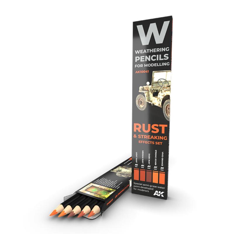 8436564929426 - Watercolor Pencil Set - RUST AND STREAKING SET