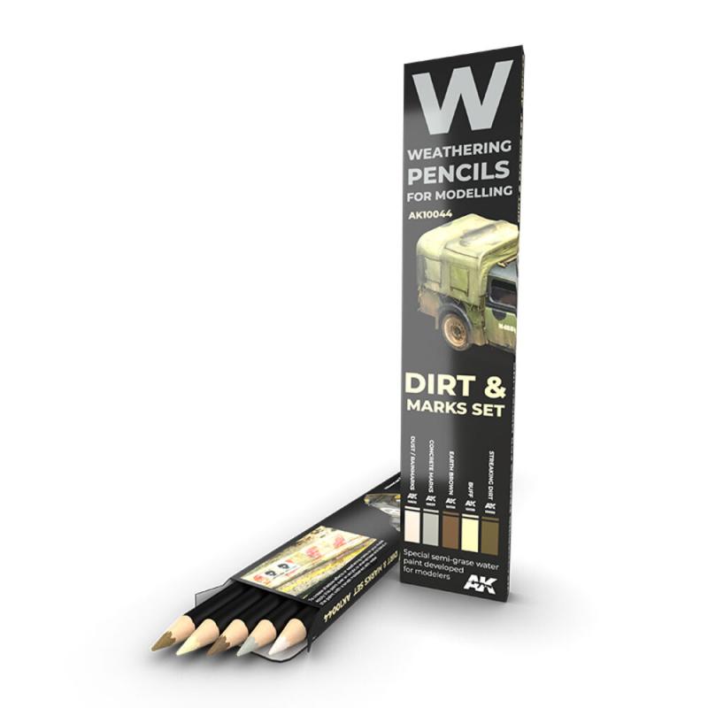 8436564929457 - Watercolor Pencil Set - SPLASHES DIRT AND STAINS SET