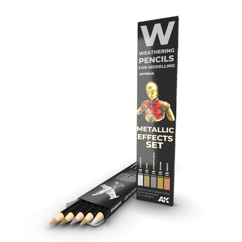 8436564929471 - Watercolor Pencil Set - METALLICS SET