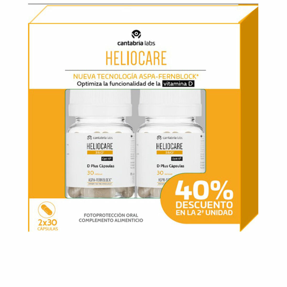 8436574364330 - Vitamin D HELIOCARE 360º 2 x 30 Stück