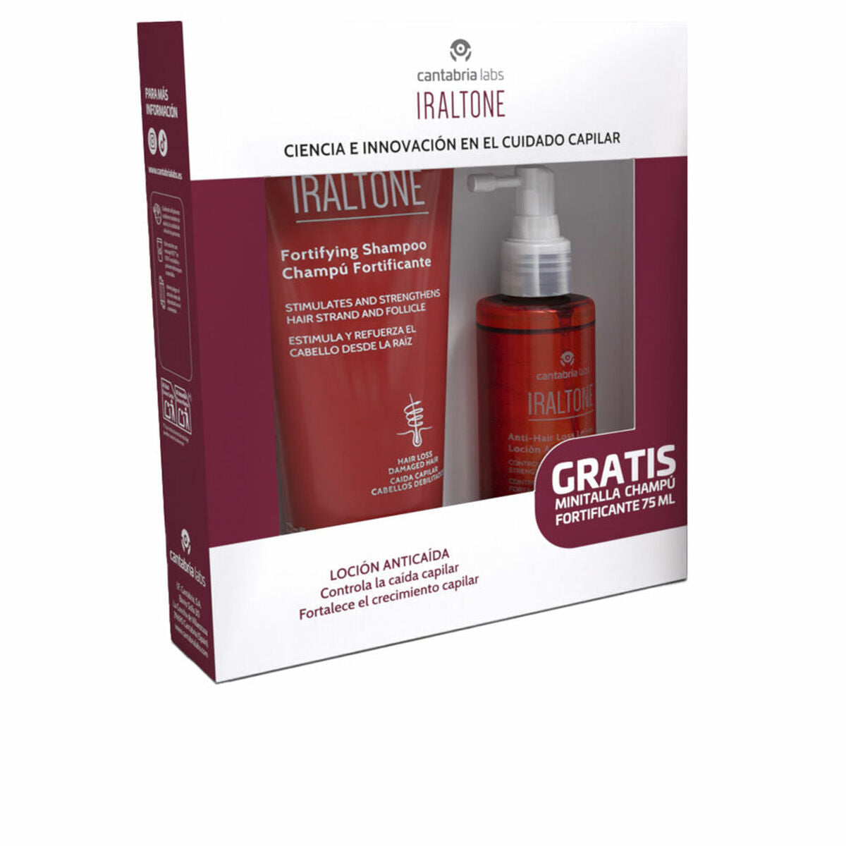 8436574364446 - Hair Dressing Set IRALTONE CHAMPÚS Y LOCIONES 2 Pieces