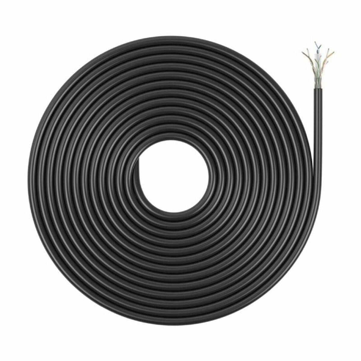 8436574709438 - UTP starres Netzwerkkabel der Kategorie 6 AWG23 Schwarz 305 m