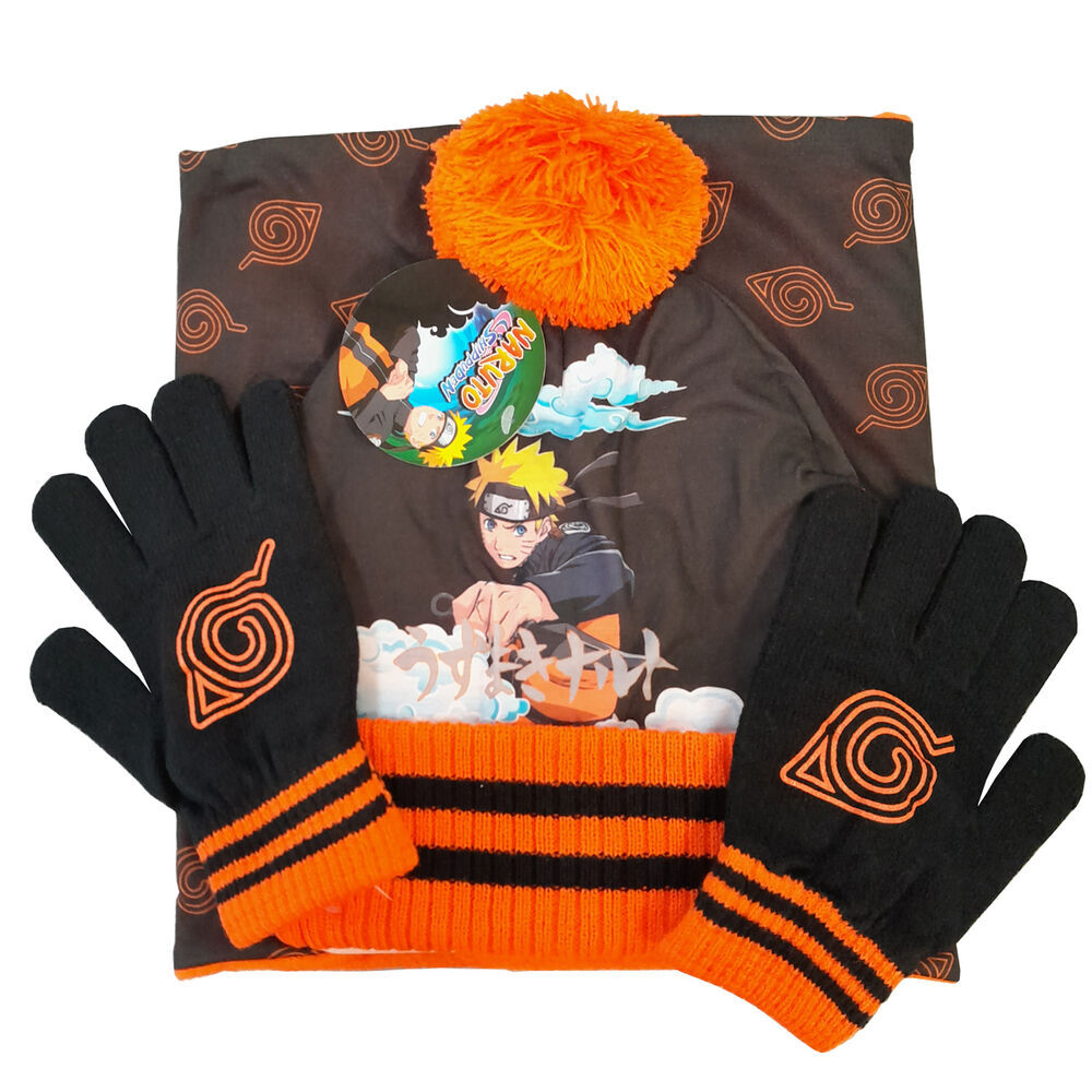 8436580114486 - Nackenband mit Mütze und Handschuhen Naruto