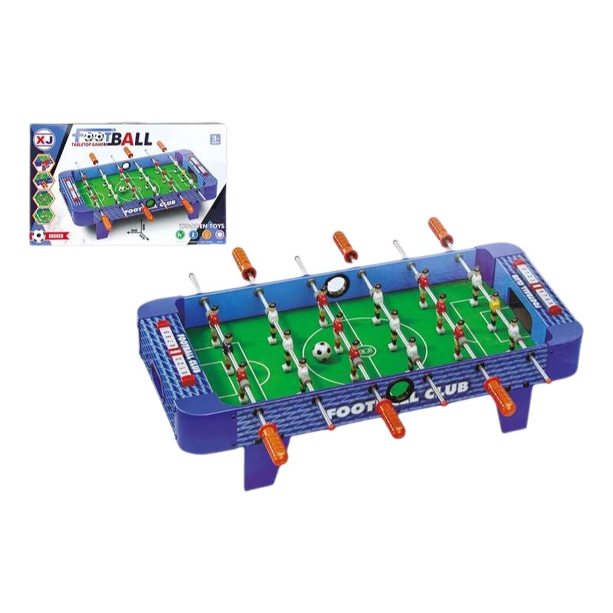 8436585227068 - Table football Blue 70 x 36 x 18 cm