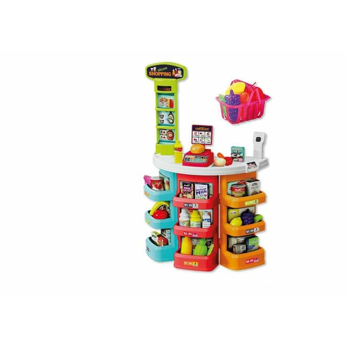 8436585227778 - Spielzeug-Supermarkt 78 x 51 x 27 cm