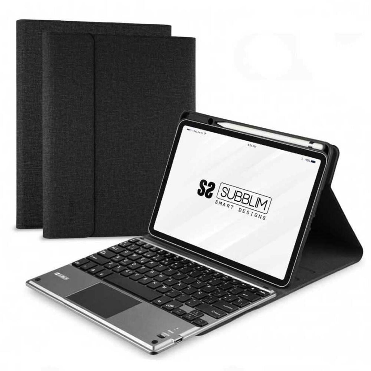 8436586741426 - Hülle für Tablet und Tastatur SUB-KT4-BTPI50 Schwarz Qwerty Spanisch iPad Pro 11″