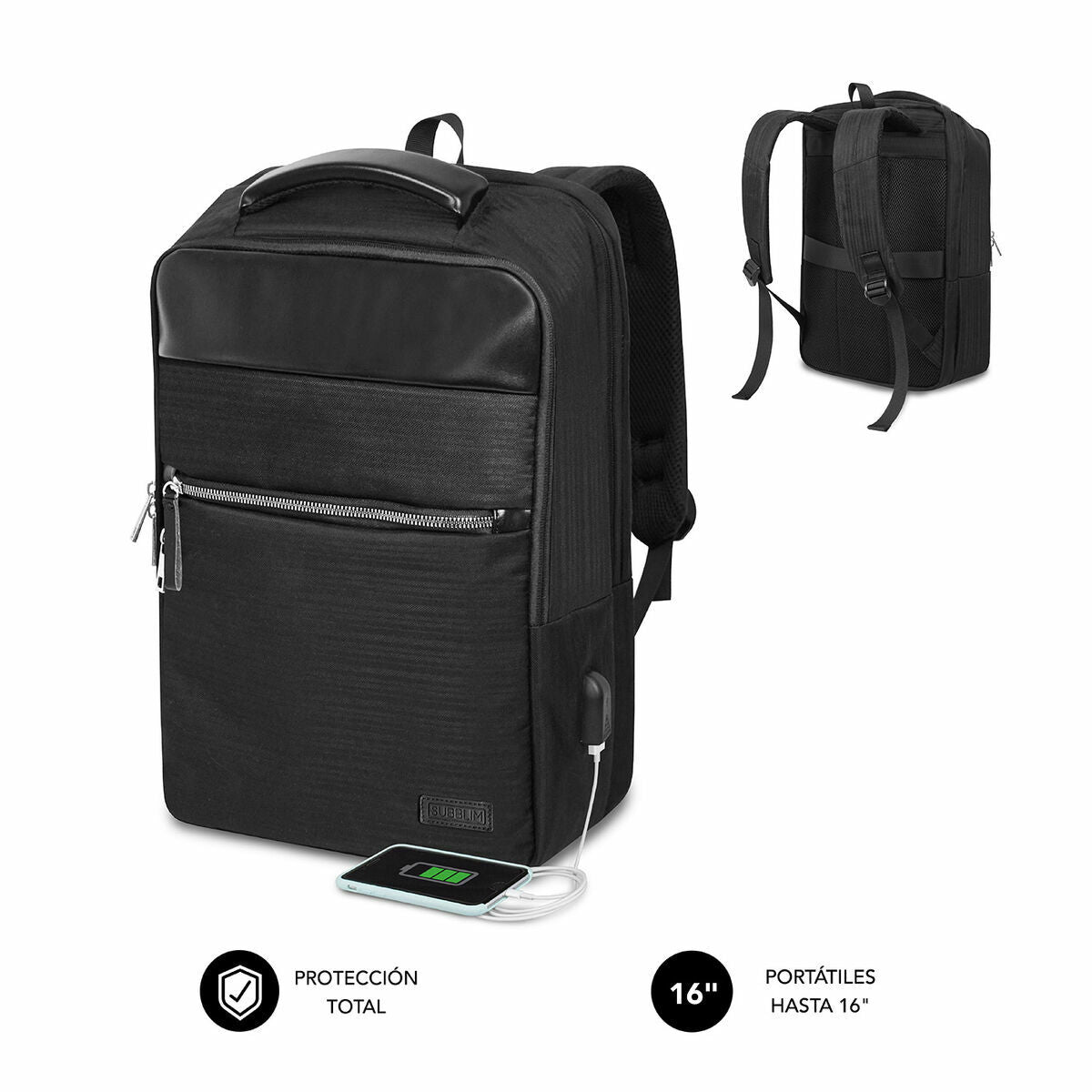 8436586742126 - Laptoptasche SUBBP-2BL1015 Schwarz