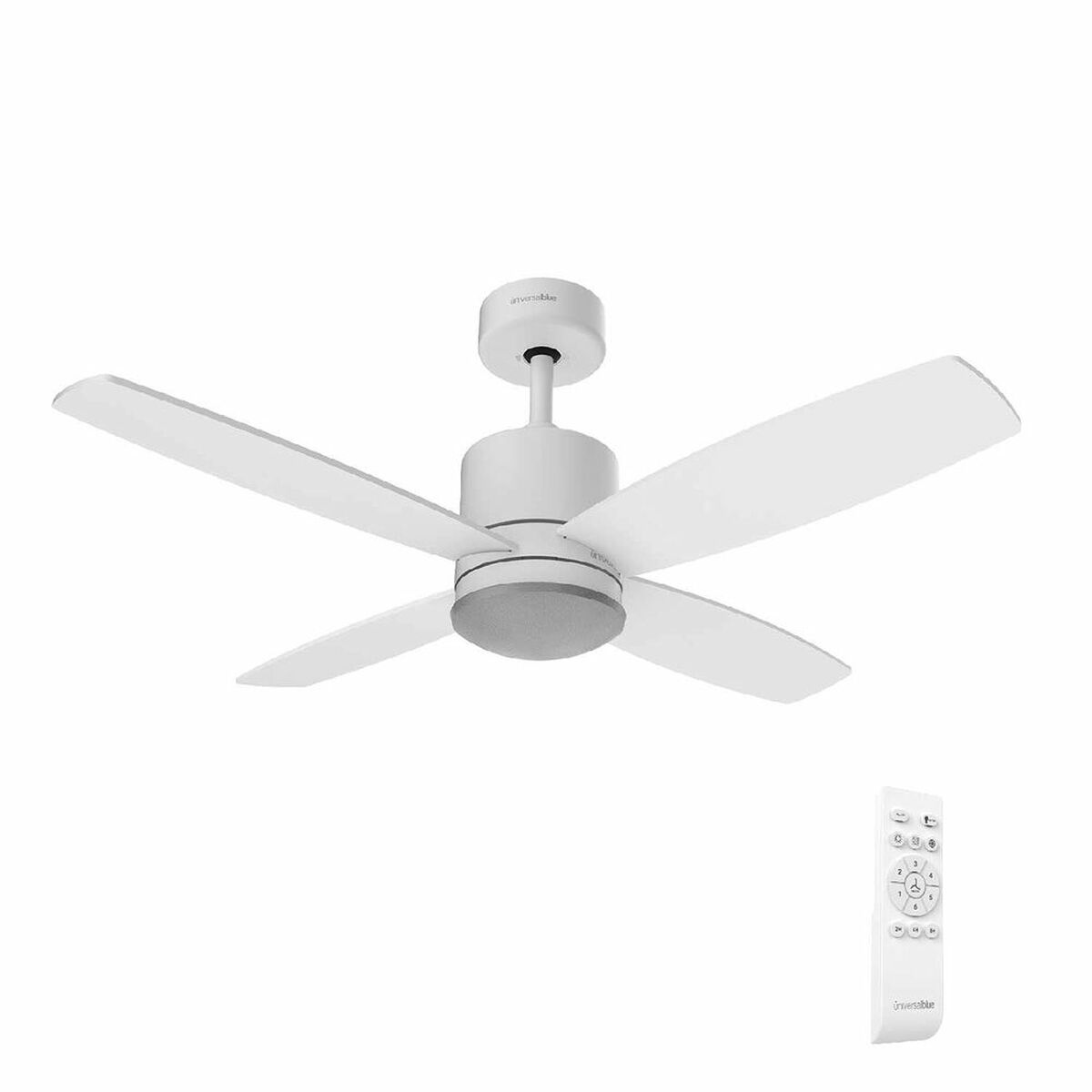 8436589071216 - Deckenventilator MIDI 4052W 55W Weiß (132 cm)