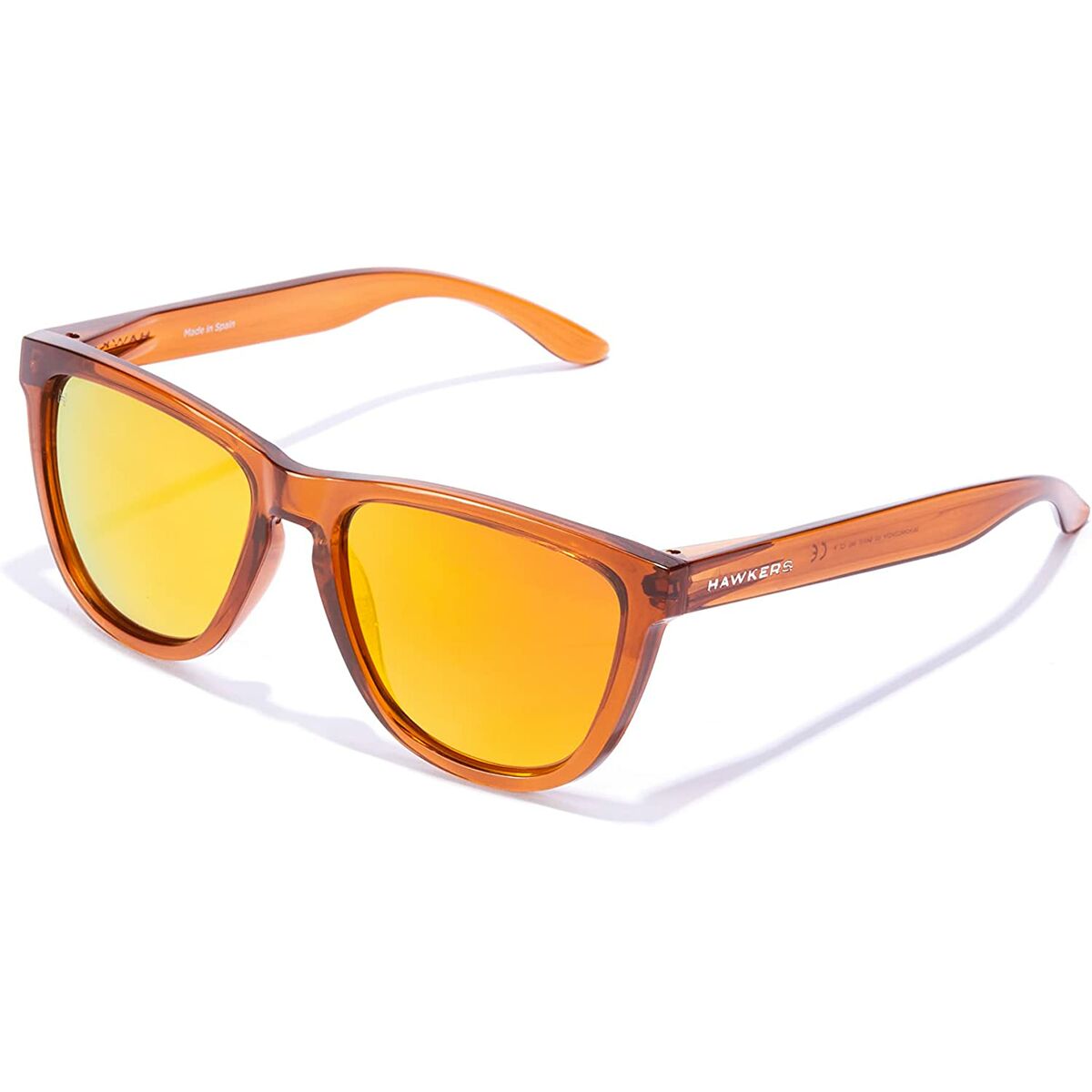 8436603564953 - Unisex-Sonnenbrille One Raw Polarisiert Ø 557 mm Rosa Durchsichtig