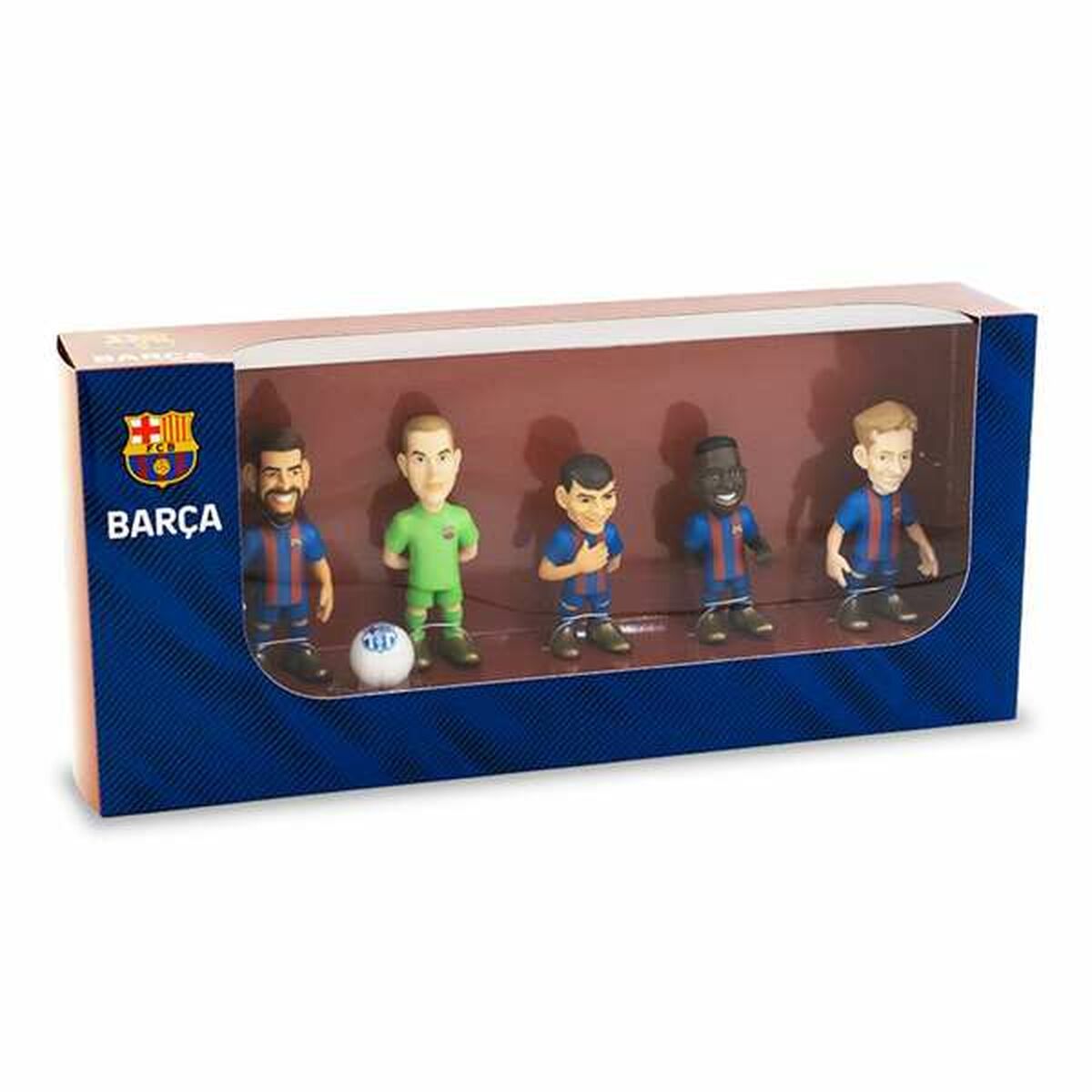 8436605110523 - Set of Figures FC Barcelona 7 cm 5 Pieces