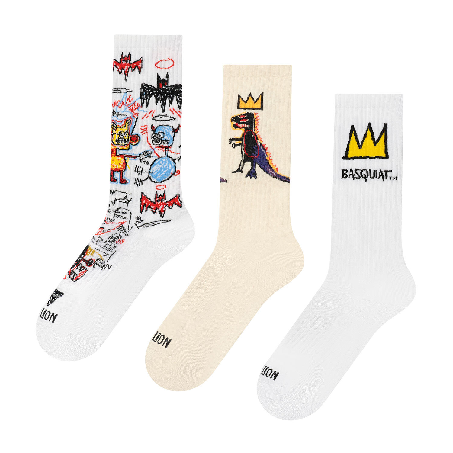 8436607950646 - Socken Athletic Basquiat (x3)