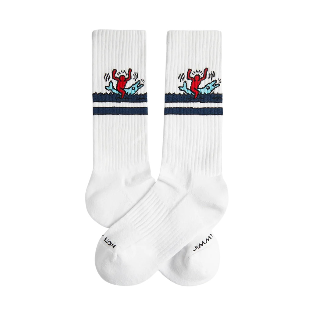 8436607960188 - Socken Athletic Keith Haring Dolphin