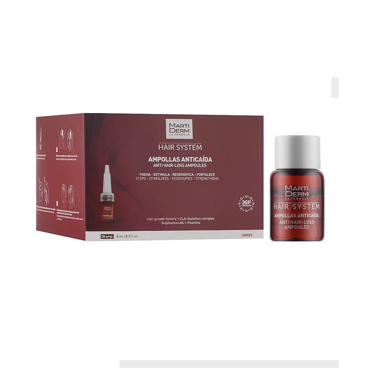 8437015942087 - Anti-Haarausfall Ampullen HAIR SYSTEM 3 ml 8437015942087 - Anti-Haarausfall Ampullen HAIR SYSTEM 3 ml