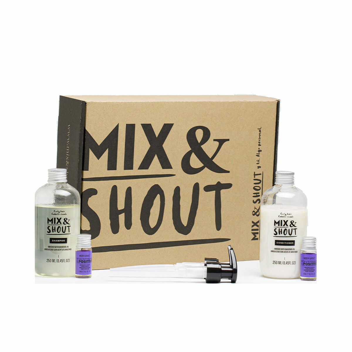 8437023598191 - Shampoo Mix &  Shout Rutina Rizado Protector Lote 4 Stück Lockiges Haar