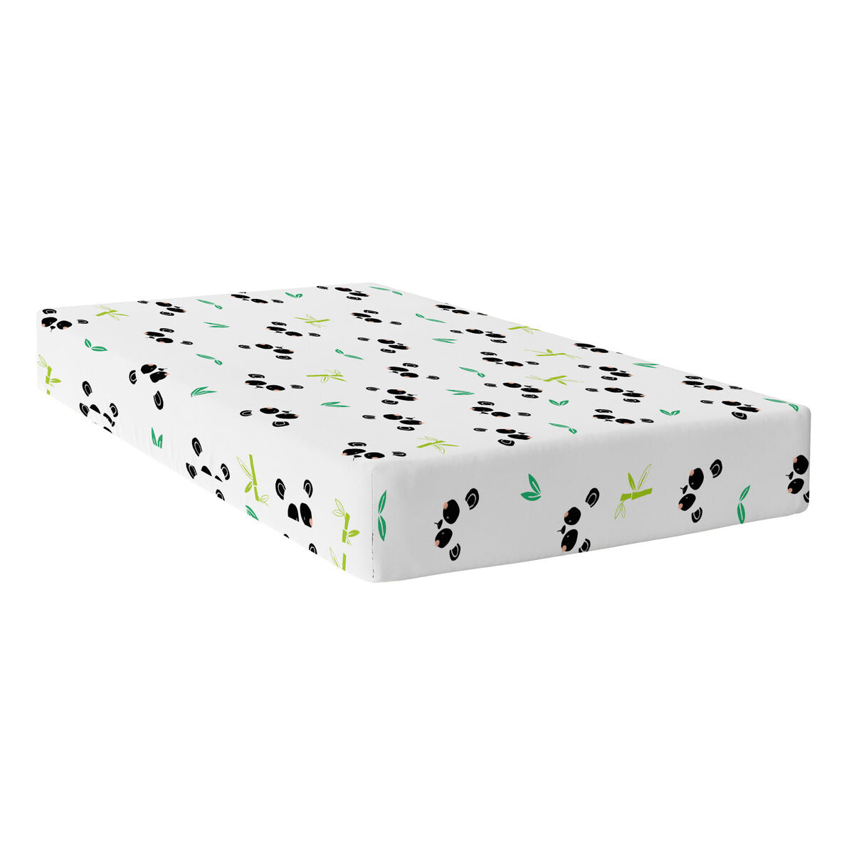 8445038138295 - Spannbettlaken Multicolor 90 x 200 x 32 cm Pandabär