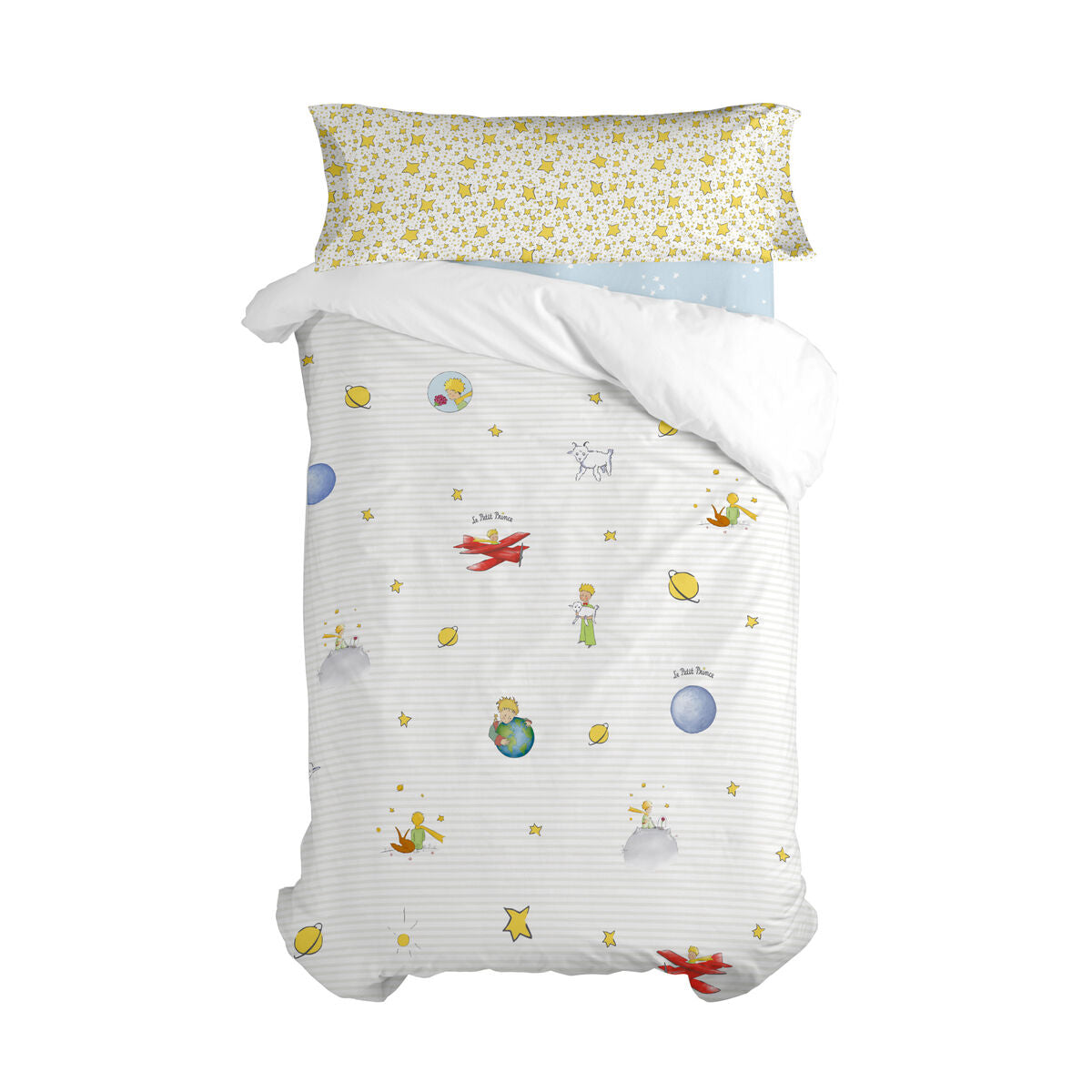 8445038146948 - Bettbezug-Set Le Petit Prince Bunt Einzelmatratze 2 Stücke