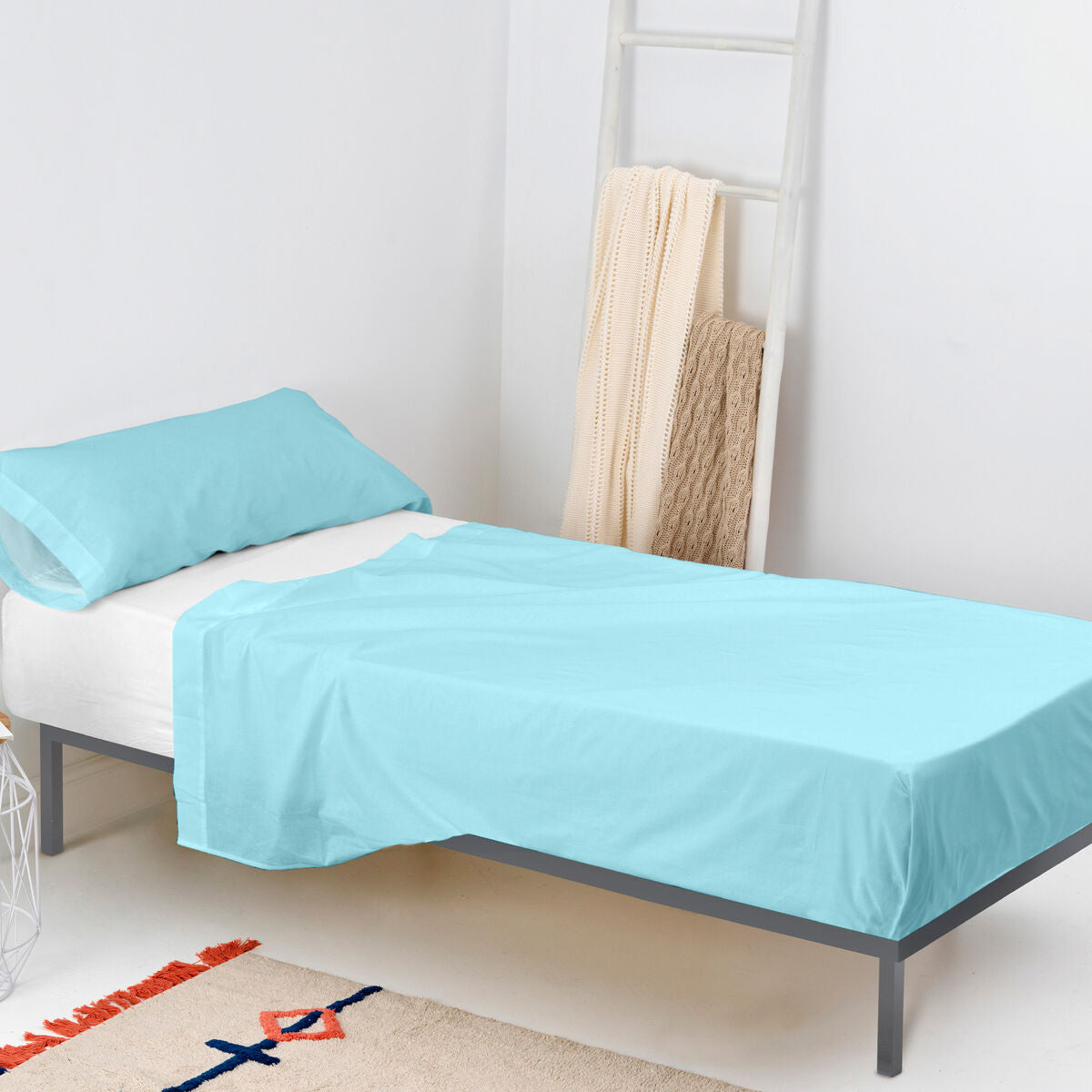 8445038201210 - Bettwäsche-Set BASIC KIDS Blau Einzelmatratze 2 Stücke 8445038201210 - Bettwäsche-Set BASIC KIDS Blau Einzelmatratze 2 Stücke