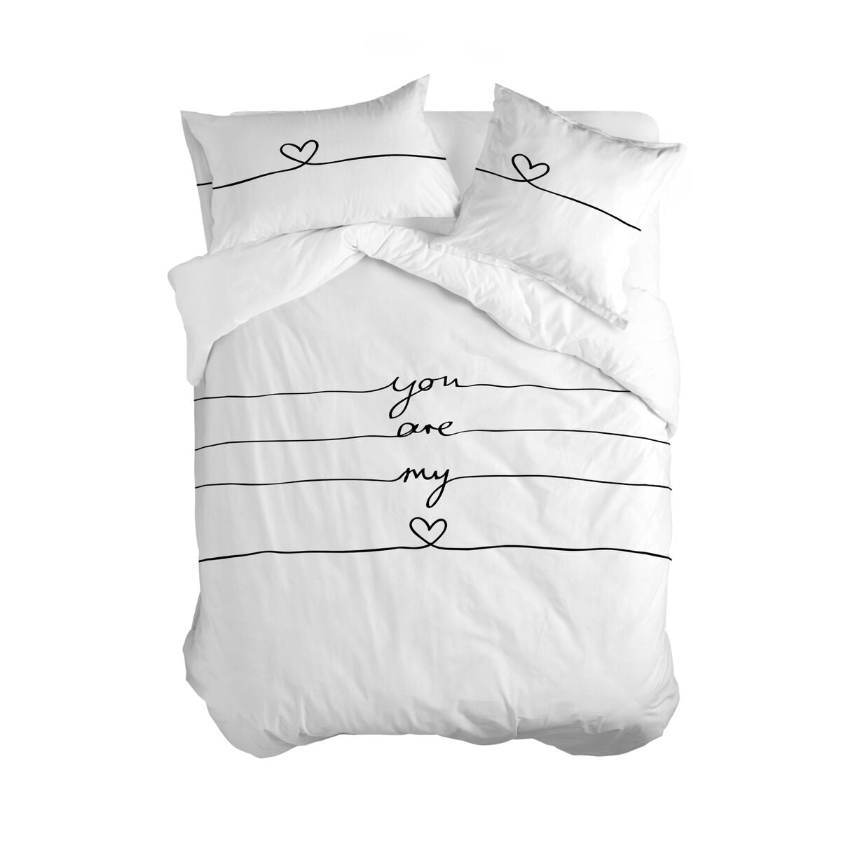 8445038254209 - Bettdeckenbezug Blanc My love  Bunt 220 x 220 cm