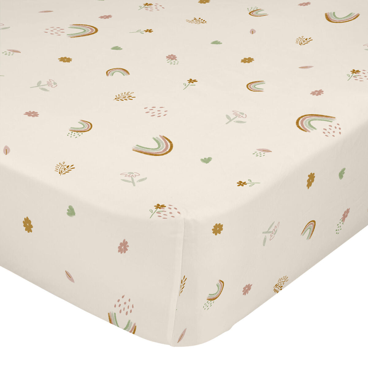 8445038283063 - Fitted bottom sheet HAPPYFRIDAY MINI Multicolour Single 28 x 2 x 38 cm 90 x 200 x 32 cm