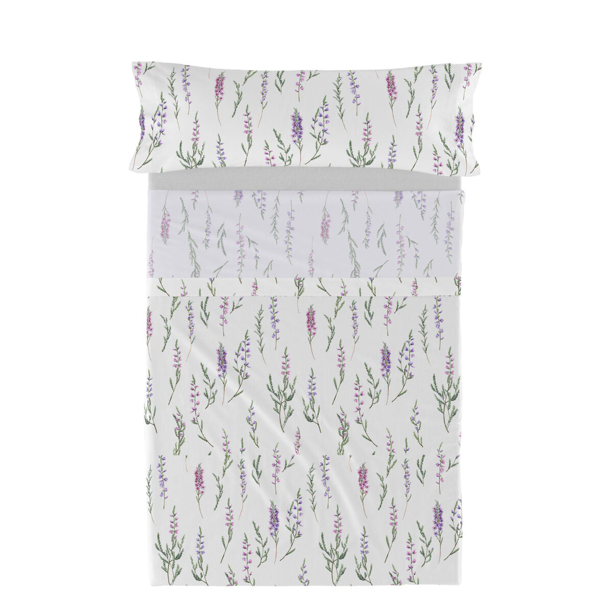 8445038292638 - Bettwäsche-Set Lavender Bunt Einzelmatratze