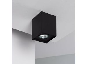 8445044005833 - Ledkia - Deckenleuchte Aluminium Jaspe Schwarz Schwarz77 mm