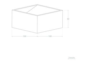 8445044007523 - LED-Wandleuchte Lico 6W Weiss Doppelseitige Beleuchtung 3800K - 4200K Neutralweiß