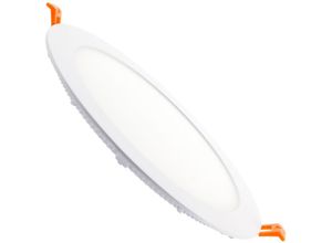 8445044012657 - LED-Deckeneinbauleuchte 18W Rund SuperSlim Schnitt Ø 195 mm Warmes Weiß 2800K - 3200K 120º