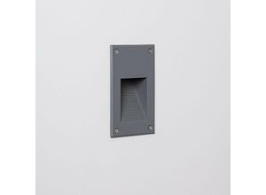 8445044013852 - Ledkia - LED-Wegeleuchte Cooper Grau 3W IP65 Kaltes Weiß 6000K 120º63 mm