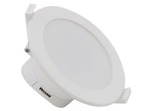 8445044016280 - Ledkia - LED-Downlight 10W Rund Spezial IP44 Schnitt ø 88 mm Warmes Weiß 2700K 120º