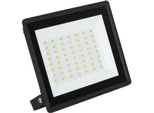 8445044017867 - Ledkia - LED-Flutlichtstrahler 50W 110lm W IP65 Solid Warmes Weiß 3000K 110°28 mm