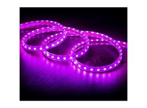8445044018055 - Ledkia - LED-Streifen 220V ac 60 LED m Violett IP65 nach Mass Breite 14mm Schnitt alle 100 cm 120º1m1m
