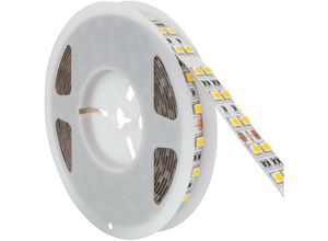 8445044022113 - Ledkia - LED-Streifen 24V dc 120LED m 5m Doppelt Breit IP20 Breite 15mm Schnitt alle 10cm Kaltes Weiß 6000K - 6500K 120º5 m