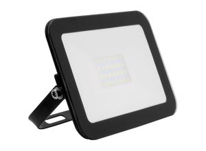 8445044023950 - Ledkia - LED-Flutlichtstrahler 20W 120lm W IP65 Slim Glas Schwarz Warmes Weiß 3000K 110°30 mm