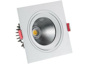 8445044025572 - Ledkia - LED-Downlight Strahler 10W cob Eckig New Madison Schnitt ø 95 mm Neutrales Weiß 4000K - 4500K 24°65 mm