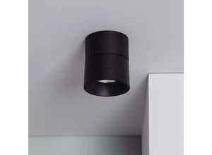 8445044026661 - Ledkia - LED-Wandleuchte 15W Aluminium Rund Schwarz New Onuba Warmweiß 2700K No Flicker Schwarz