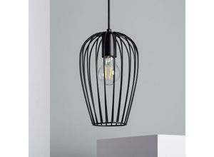 8445044029938 - Ledkia - Hängeleuchte Metall Telmi Schwarz