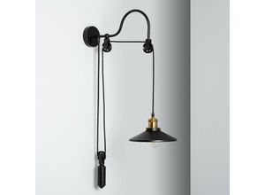 8445044030002 - Ledkia - Wandleuchte Auala Schwarz450 mm