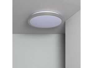 8445044031658 - Ledkia - LED-Deckenleuchte Rund cct Wählbar Faina 19W Ø400 mm cct Grau